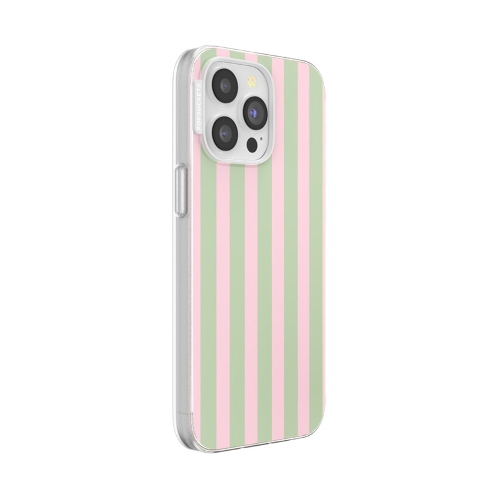 POPSOCKET - NWT - Iphone 15 Pro Max Striped Green and Pink Phone Case T4 - Picture 3 of 12